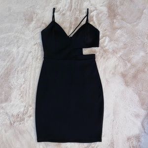 Black Mini Strappy Dress